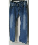 LEVI&#39;S Womens Flare 5-Pocket Blue Jeans; Button Flap Back Pockets - £8.71 GBP