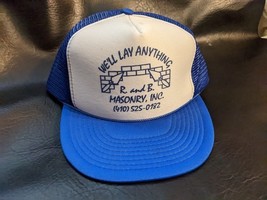 We&#39;Ll Lay N&#39;Importe Quoi R B Maçonnerie Encre Md Bleu Camionneur Corde À... - $23.90