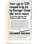 1974 Icelandic Air Lines Advertisement Europe Nordic Aviation Vintage DW... - $363.77 MXN