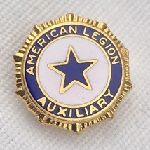 American Legion Auxiliary Pin Small Gold Tone - £8.64 GBP