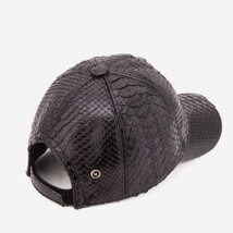 Boss Black Python Leather Cap image 9