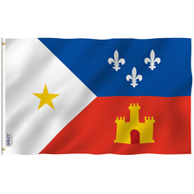 Anley Fly Breeze 3x5 Foot Ethnic Acadian Flag - Cajun Acadiana Flags Polyester - £6.12 GBP
