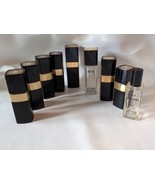 Lot of 9 Chanel No 5 Empty Black Gold Clear Cologne Spray Refillable Bottle - $79.43