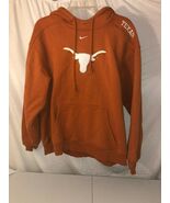 Pre- owned Texas Longhorns College Football Nike Orange Hoodie Jacket 47... - $76.02