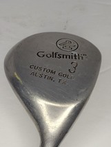 GolfSmith Custom 3 Wood 15 Degree Steel Step Shaft Ladies Flex - $10.23