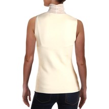 THEORY Femmes Chemisier Refine Faux Double Layer Shell Ivoire Taille L I0711725 - £108.21 GBP