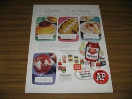 1953 Print Ad Ann Page Strawberry Preserves A&amp;P Supermarkets - £8.67 GBP