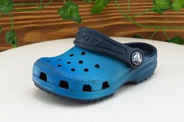 Crocs Toddler Girls 6 Medium Blue Clog Synthetic - £17.55 GBP