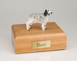 English Setter Pet Funeral Cremation Urn Avail. in 3 Different Colors &amp; ... - £133.71 GBP+