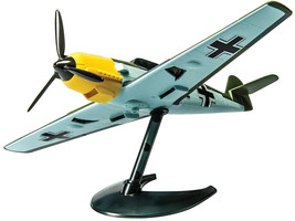 Skill 1 Model Kit Messerschmitt BF109 Snap Together Painted Plastic Model Airpla - £21.73 GBP