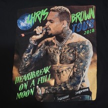 Chris Brown 2018 Heartbreak On A Full Moon Tour T-shirt Halloween Teens ... - $23.95
