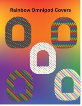 Omnipod Cover Rainbow Themed Style Pack of 5 - $12.99