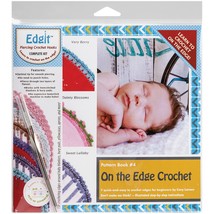 Edgit Piercing Crochet Hook &amp; Book Set-On The Edge Crochet - £23.58 GBP