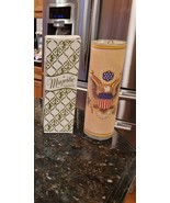Vintage Majestic Cylinder Glass Candle Eagle Sugar 9&quot; - $531.24 MXN