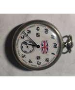 WW2 British army pocket watch 6th armoured division pocket watch in work... - £129.79 GBP
