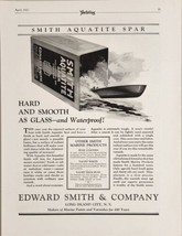 1927 Print Ad Smith Aquatite Spar Finish for Boats Long Island City,New York - £16.70 GBP