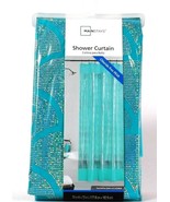 1 Ct Mainstays Chloride Free PEVA Mermaid Sparkle 70&quot; X 72&quot; Teal Shower ... - £16.41 GBP