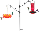 Deck Bird Feeder Pole, 42 Inches, Multiple Hooks, Adjustable, Detachable... - $34.69