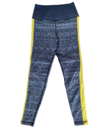 Avocado Activewear Women’s Printed Yoga Leggings Size XS/S Gray w/ Yello... - $29.69