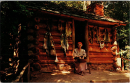 Vintage Postcard - Oconaluftee Indian Village - Cherokee North Carolina  (B5) - £3.83 GBP