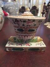 Porcelaine DE Paris 1940s Ink Well 4 X 4 [*1ST] - $1,968.14 MXN