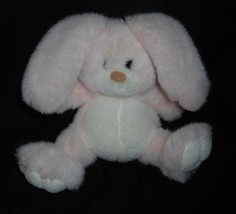 8" Vintage 1988 Prestige Baby Pink Bunny Rabbit Stuffed Animal Plush Toy Lovey - $23.75