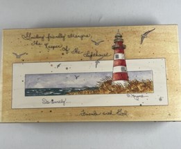 Keeper Of The Lighthouse D Morgan Rubber Stamp 80199 Stamps Happen Vintage - $12.57