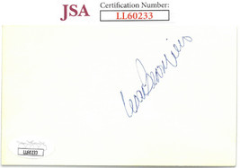 Cesar Geronimo signed 3X5 Index Card- JSA #LL60233 (Cincinnati Reds/Big ... - $54.95
