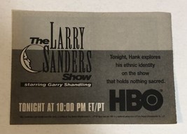 Larry Sanders Show Tv Guide Print Ad HBO Garry Shandling TPA15 - £4.66 GBP