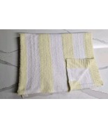 Chenille Stripe Baby Blanket - Yellow and White Stripes - Cloud Island - $14.84