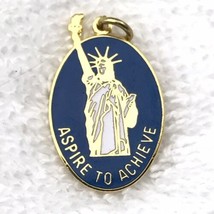 Statue Of Liberty Gold Tone Charm Pendant Souvenir - $16.58