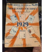 Irving Berlin No. 16 universal dance folio for piano 1929 sheet music Ma... - $14.50