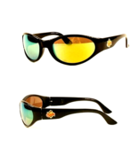 BALTIMORE ORIOLES SUNGLASSES SOLID BLACK UVA/UVB PROTECTION and WITH POUCH - £10.23 GBP