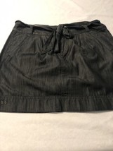 Converse Women&#39;s Skirt Black Belted 2 Pocket 100% Cotton Size 12 - $12.38