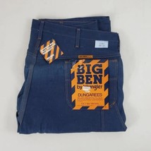 Vintage Wrangler Big Ben Jeans Mens Dungarees 44 X 32 Carpenter NWT 80s USA NOS - £33.17 GBP
