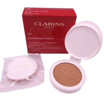 Clarins Everlasting Cushion Foundation REFILL w/Sponge HONEY 110 Sealed - $10.34