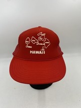 Vintage HAWAII Snapback Red Mesh Back Cap Adjustable One Size Fits Most ... - $17.75