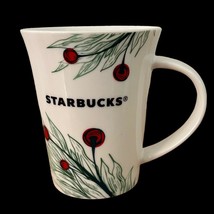 2020 Holiday Starbucks Coffee Mug 10 Fl Oz Cup Winter Christmas Holly Berry Pine - £15.45 GBP