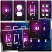 Ai Artificial Intelligence Microchip Board Light Switch Outlet Wall Plates Decor - £9.10 GBP+