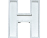 6x Letter H Alphabet Fondant Cutter Cupcake Topper 1.75 IN USA FD107H - $6.99