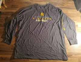 Pittsburg Steelers NFL Team Apparel 6XL Gray Long Sleeve T-Shirt - £23.26 GBP