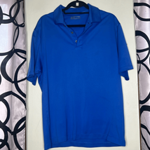 Nike blue short sleeve polo top size large - $10.78