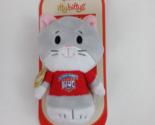 Hallmark Itty Bitty Kitten Bowl Limited Edition Mitzi On Trading Card 4.5&quot; - £8.36 GBP