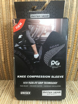 Physix Gear Sport Gray XXL Knee Brace Compression Sleeve Unisex - £12.66 GBP