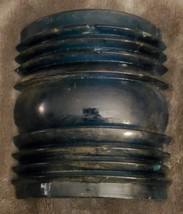Vintage Blue 4 1/4&quot; Aqua Marine Glass Lamp Lens Boat Ship 31-L-4 - £23.98 GBP