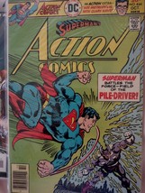 Action #464 VF+/8.5, Superman, Atom, Green Arrow, shipping combined! - $6.88
