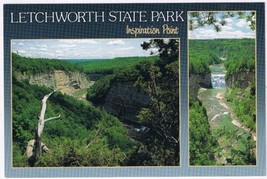 Postcard Inspiration Point Letchworth State Park Castile New York - £3.08 GBP