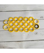 Connect 4 Launchers 2010 Hasbro 15 Yellow Launchers 4 Power Checkers Rep... - £11.16 GBP