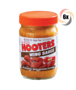 6x Jars The Original HOOTERS Wing Sauce HOT | 12oz | Thrill On The Grill... - £47.30 GBP