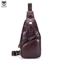 Genuine Leather Chest Bag For Men Casual Messenger Bags Fashion Men&#39;s Chest Pack - £50.23 GBP